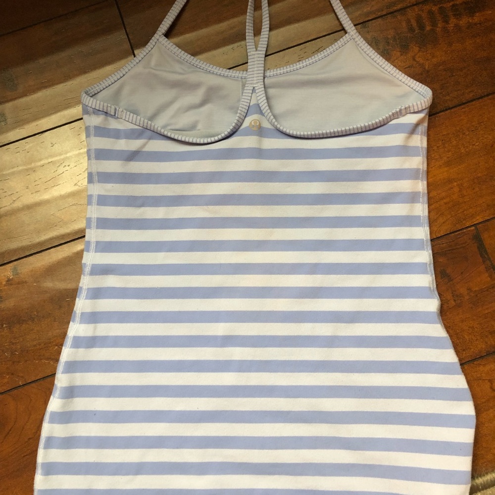 Lululemon striped tank top
